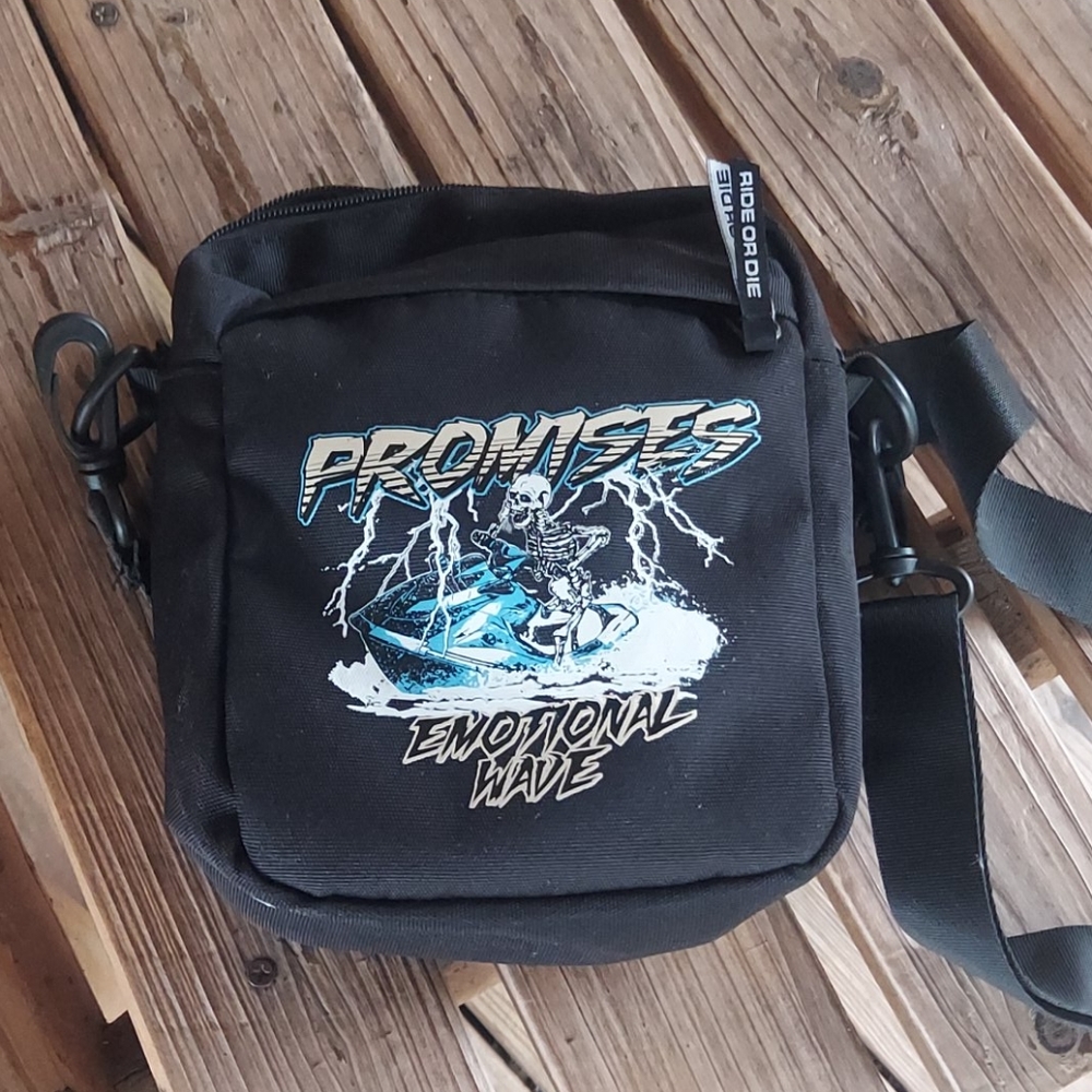 Broken promises crossbody bag